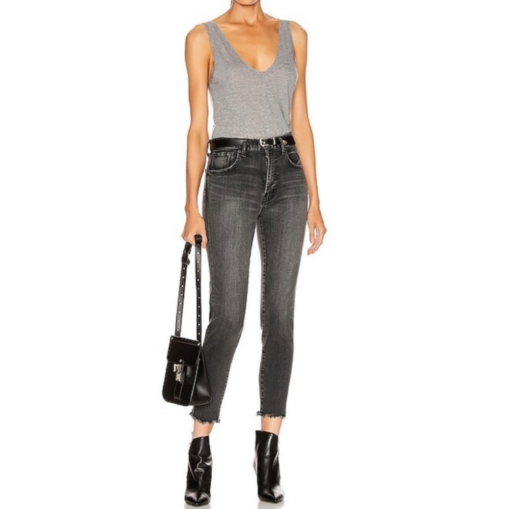 Moussy Vintage Washed Black Westcliffe Skinny Jean 25